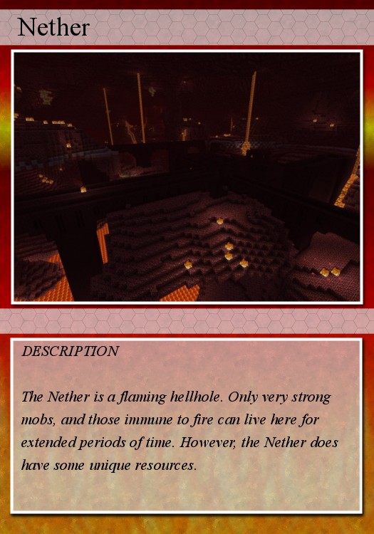 The Nether realm card